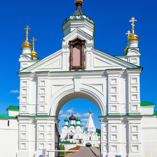 Печерский монастырь и канатная дорога в Нижнем Новгороде