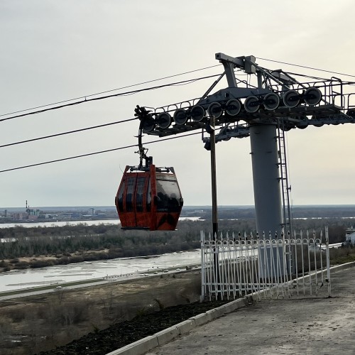 О Нижнем Новгороде — в небе над Волгой