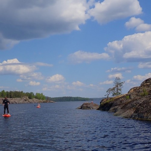 По карельским водоёмам на сапах