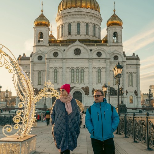 Фотопрогулка «П&П (полезное с приятным) на Патриаршем мосту Москвы»