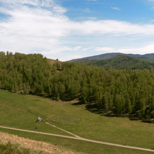 Треккинг по хребту над долиной Катуни