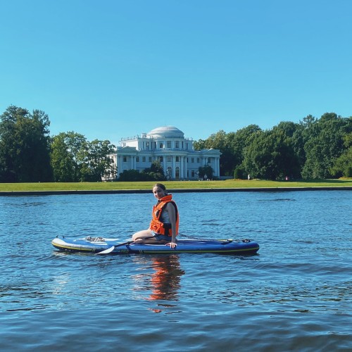 На сапах вокруг Каменного острова