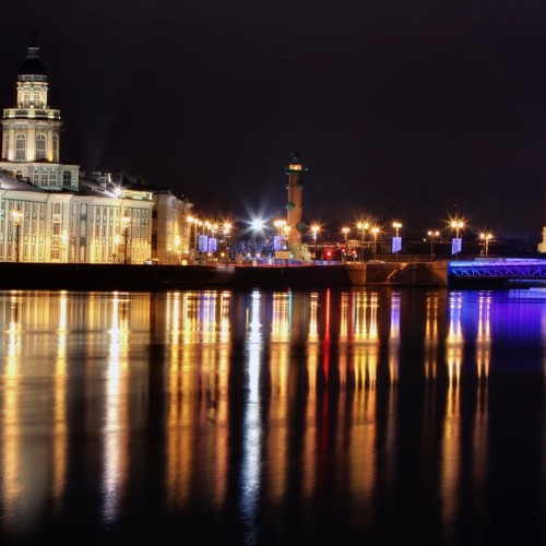 Автомобильная экскурсия по ночному Санкт-Петербургу