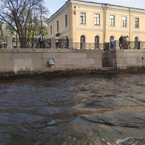 Питер с борта катера