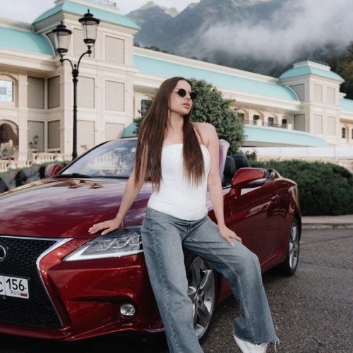 Фотопутешествие в Красную Поляну на кабриолете Lexus