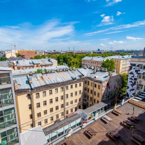 Пять панорамных крыш Петербурга в одной