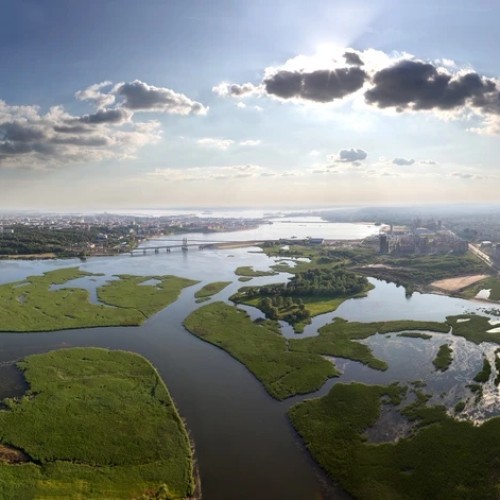 На катере по реке Казанке