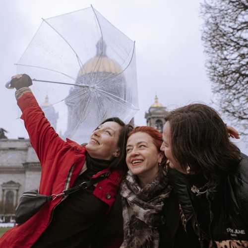 Фотосессия на питерских улочках и крыше!