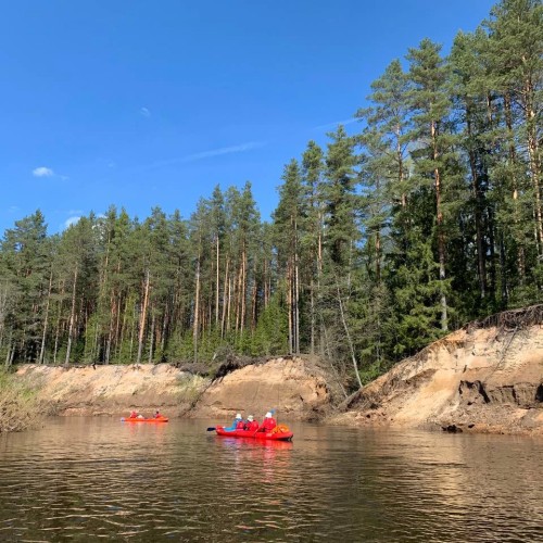 Сплав на байдарках по реке Осуге (всё включено)