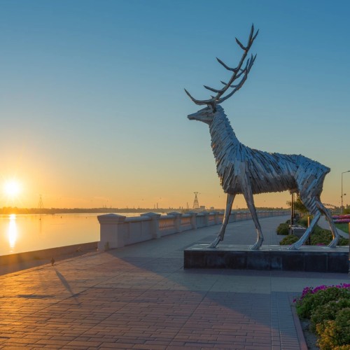 Огни ночного Нижнего Новгорода