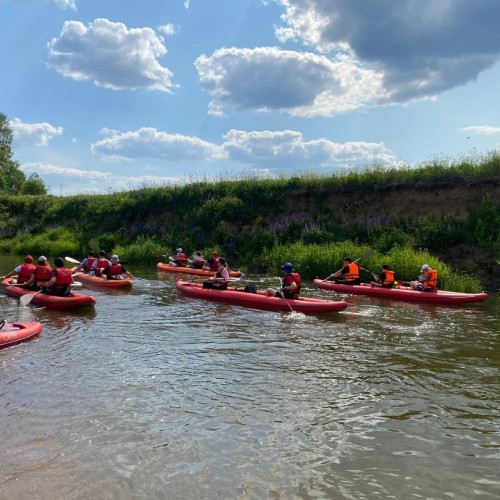 Выходные-перезагрузка на реке Шерне: сплав на байдарках (всё включено)
