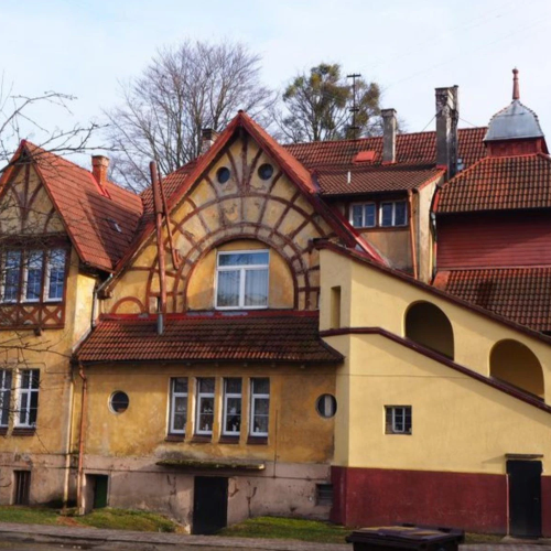 Калининград от трапа самолёта