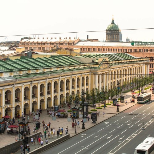 По Петербургу на мотоцикле