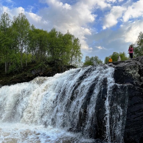 Водопады в окрестностях Мурманска