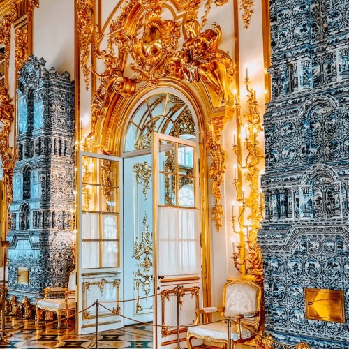 Екатерининский дворец в Пушкине (из Петербурга)