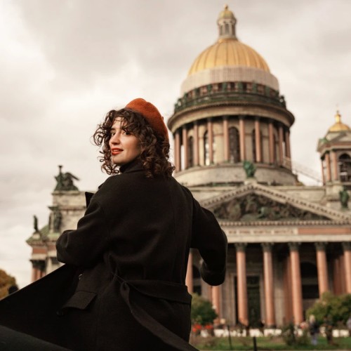 Фотосессия на питерских улочках и крыше!