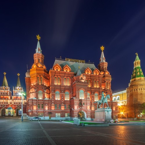 Групповая экскурсия по вечерней Москве