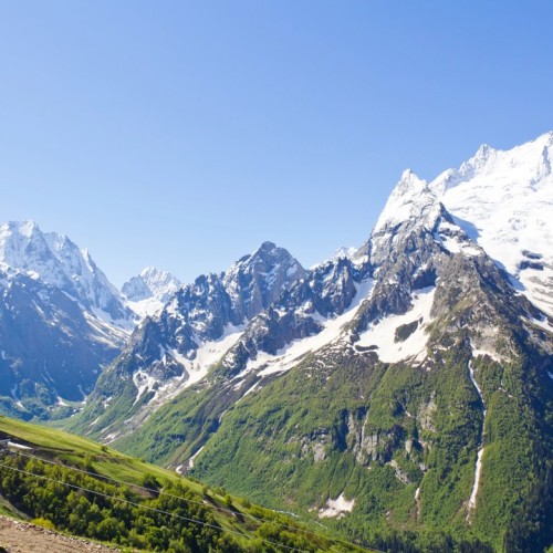 Треккинги на Домбае с проживанием в гостинице: Бадукские озёра, водопады и каньон Чёртова мельница