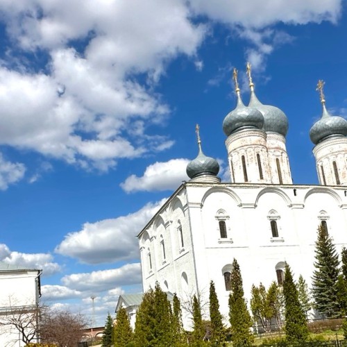Макарьевский монастырь и Сергиевская слобода из Нижнего Новгорода
