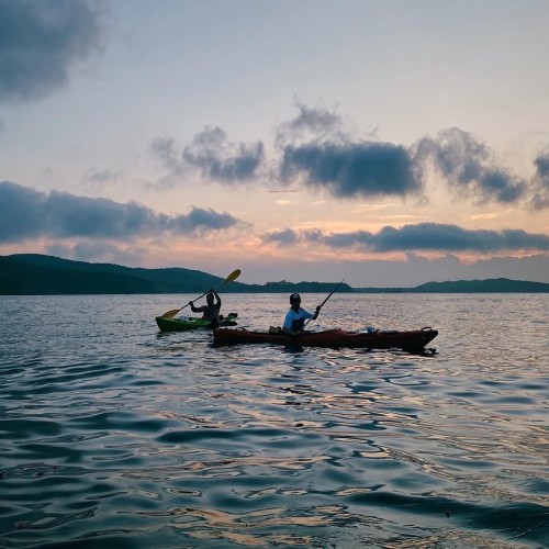 Прогулка на каяках по Японскому морю