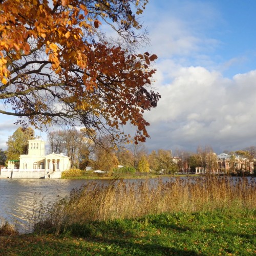 Уютный город Петергоф