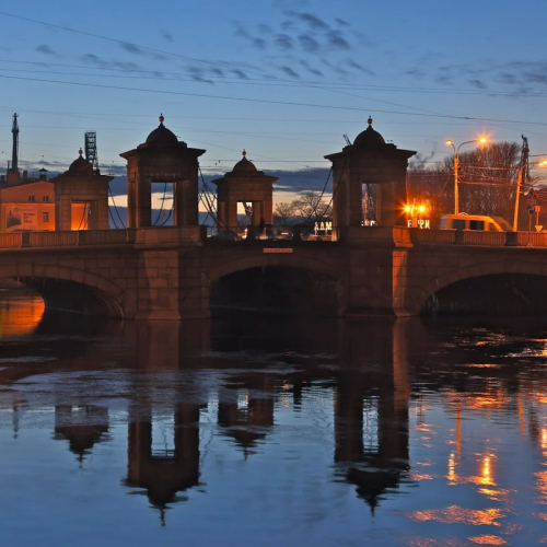 Ночная велопрогулка по Питеру: вдоль берегов Фонтанки