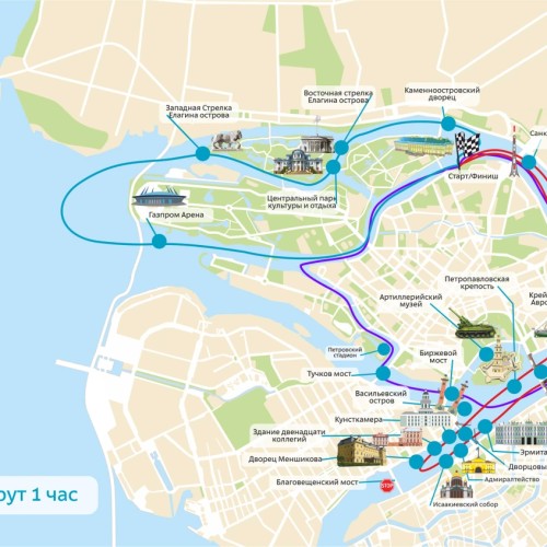 На катере — к центральным достопримечательностям, островам или просторам залива