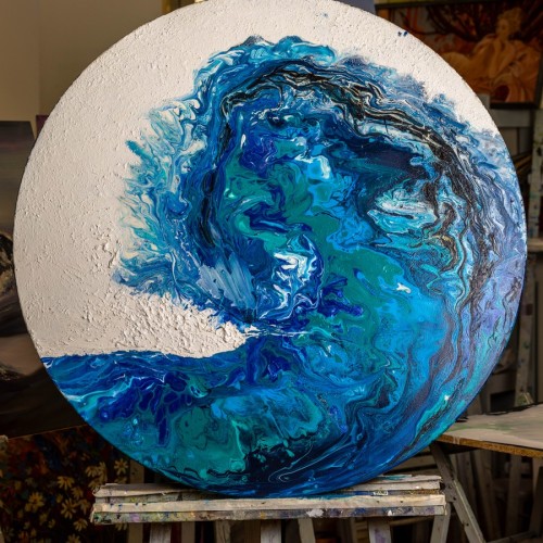 Мастер-класс по текстурной живописи для взрослых и детей в Петербурге