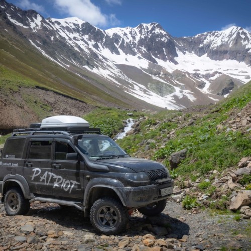 На джипах по заповедным местам Северной Осетии