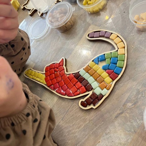 Мастер-класс «Мозаика из безопасной смальты для детей 4+»