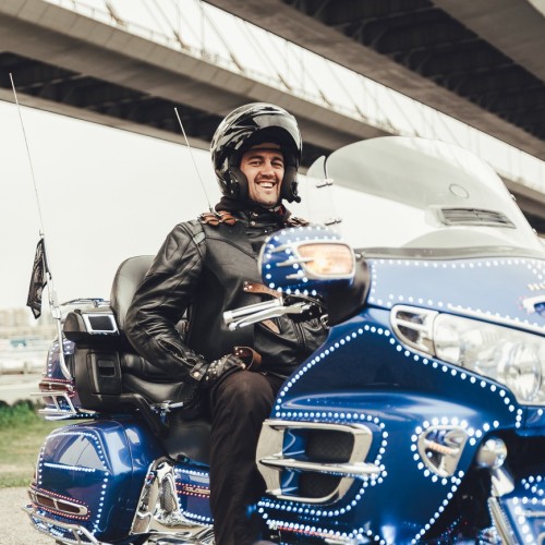 По Петербургу на мотоцикле