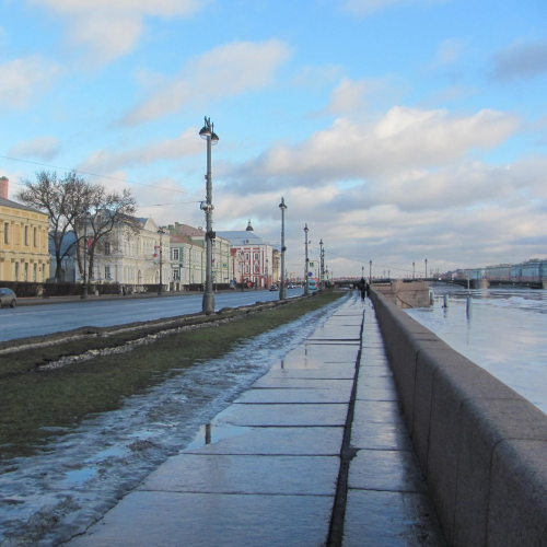 Васильевский остров: от Андреевского бульвара до стрелки