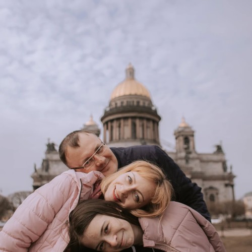 Фотосессия на питерских улочках и крыше!