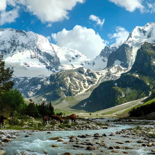 Отдых на водах: спа-тур на Кавказ с купанием в термах и отелем 4*. Домбай, Эльбрус и города КМВ