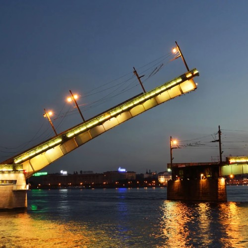 Ночная велопрогулка по Питеру: вдоль берегов Фонтанки