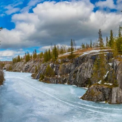 В Рускеалу на ретропоезде за 1 день из Санкт-Петербурга