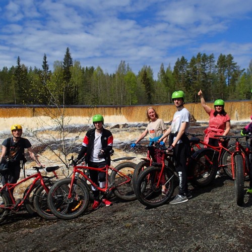 Водопады Юканкоски и река Тулемайоки: велопутешествие по Карелии