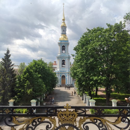 Семимостье и Николо-Богоявленский морской собор в Петербурге