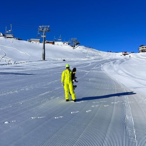 Зимний Домбай: осваиваем склоны Мусса-Ачитары, катаемся на квадроциклах и ловим форель