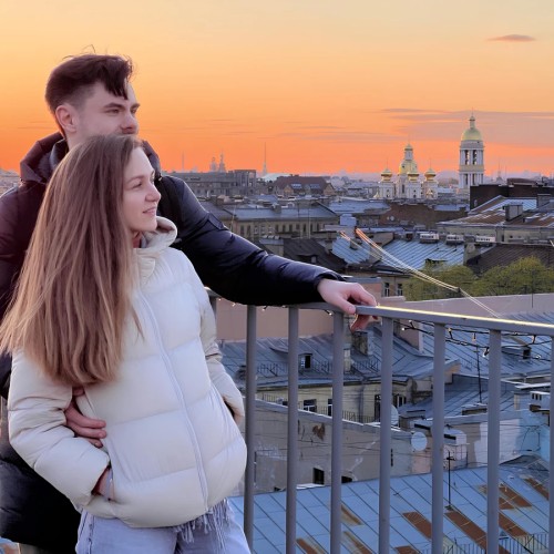 Комбо-экскурсия: обзорная на крыше + парадные и дворы-колодцы