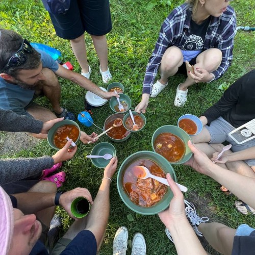 На сапбордах по реке Оредеж в мини-группе со съёмкой