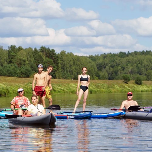 Экспресс-перезагрузка на реке Угре: сплав на байдарках