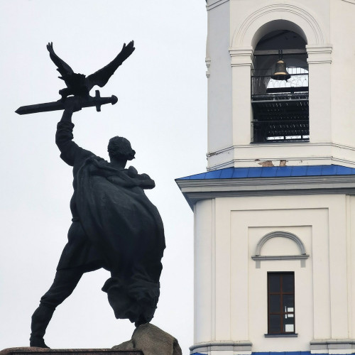 По историческому центру Малоярославца