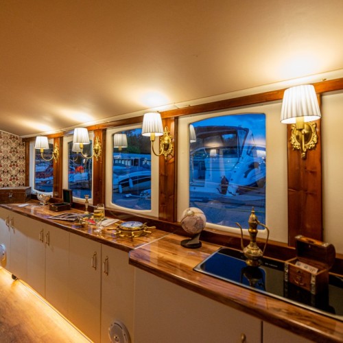 Северная Пальмира с борта катера в стиле 19 века