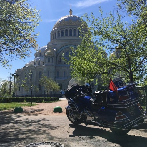 По Петербургу на мотоцикле