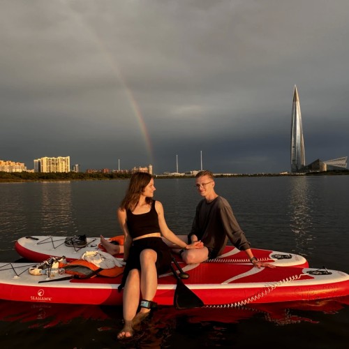 Сап-прогулка по озеру Лахтинский Разлив