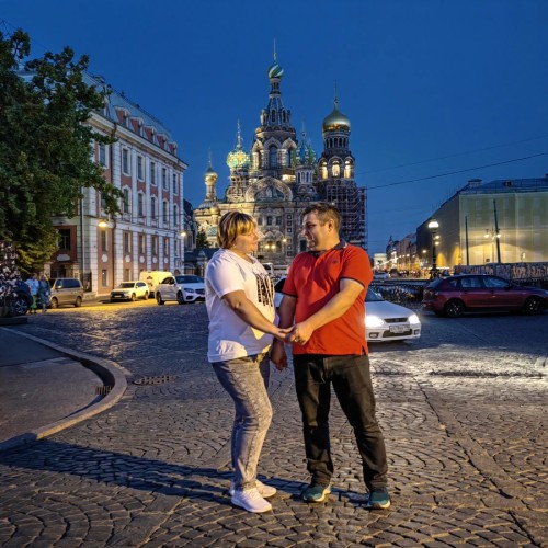 Атмосферная прогулка по ночному Петербургу