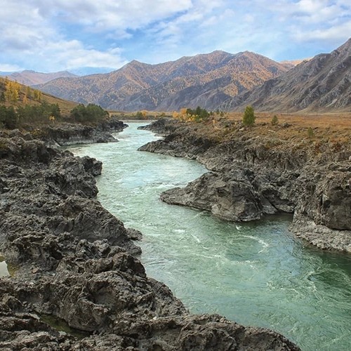 Дикий Алтай: Ороктойский мост, петроглифы и водопад Бельтертуюк