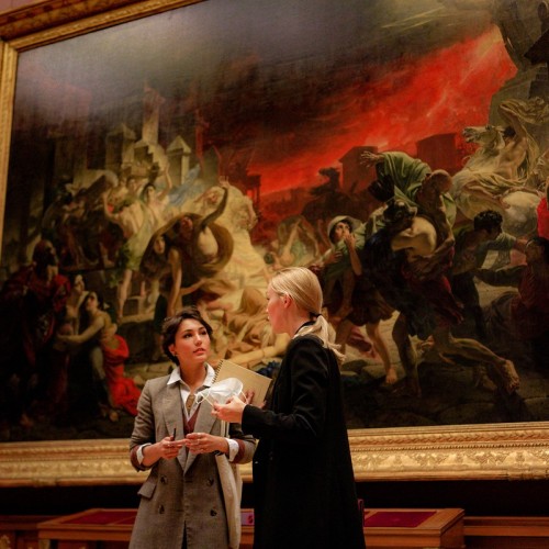 Рисуем шедевры Эрмитажа с профессиональным художником 