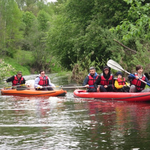 Первый раз с веслом в руках: лёгкий сплав по реке Воре (всё включено)